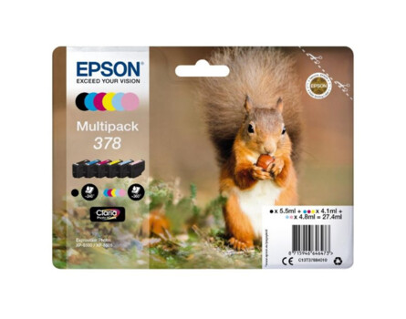 Cartridge Epson 378, C13T37884010 - originálny (Multipack)