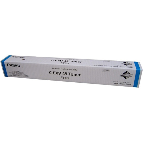 Toner Canon C-EXV49, 8525B002 - originálny (Azúrový)