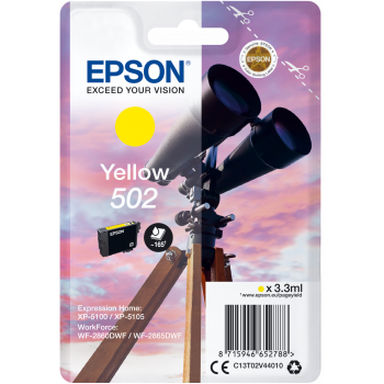 E-shop Cartridge Epson 502, C13T02V44010 - originálny (Žltá)
