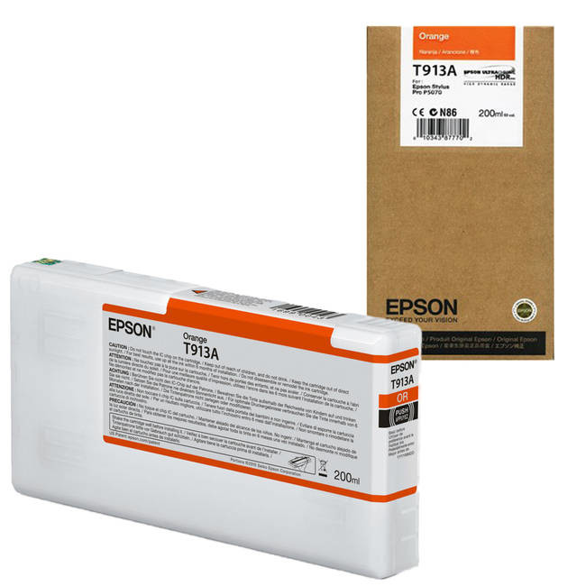 E-shop Cartridge Epson T913A, C13T913A00 - originálny (Oranžová)