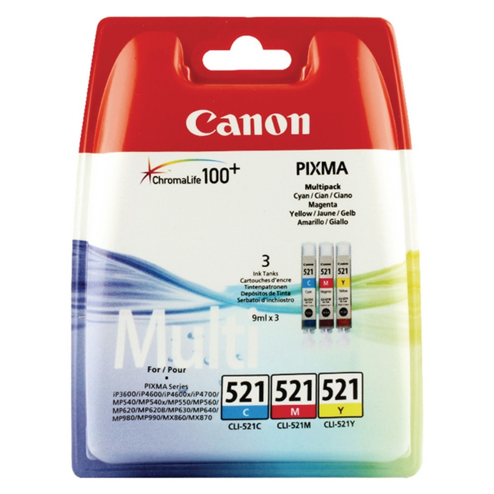 E-shop Cartridge Canon CLI-521, 2934B010 - originálny (Multipack)