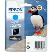Cartridge Epson T3242, C13T32424010 - originálny (Azúrová)