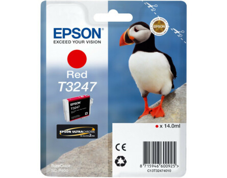 Cartridge Epson T3247, C13T32474010 - originálny (Červená)