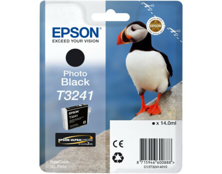 Cartridge Epson T3241, C13T32414010 - originálny (Foto černá)