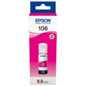 Epson 106, C13T00R340, fľaša s atramentom - originálny (Purpurová)