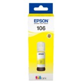 Epson 106, C13T00R440, fľaša s atramentom - originálny (Žltá)