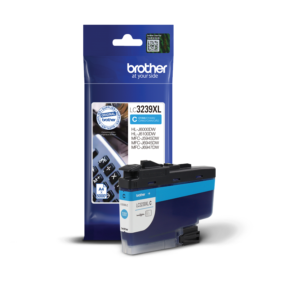 E-shop Cartridge Brother LC3239XL-C, LC-3239XL-C - originálny (Azúrová)