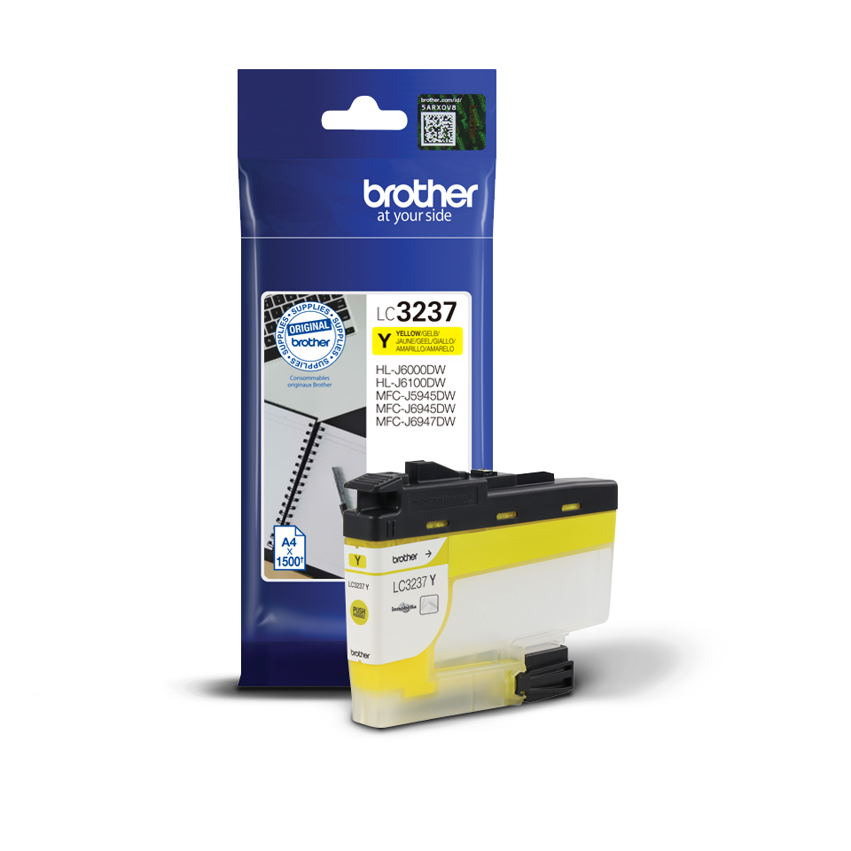 E-shop Cartridge Brother LC3237Y, LC-3237Y - originálny (Žltá)