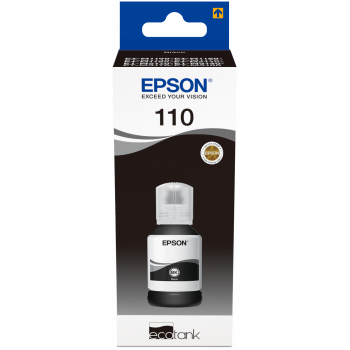 Epson 110, C13T03P14A XL, fľaša s atramentom - originálny (Čierna)