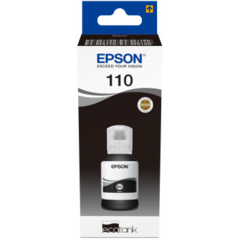 Epson 110, C13T03P14A XL, fľaša s atramentom - originálny (Čierna)