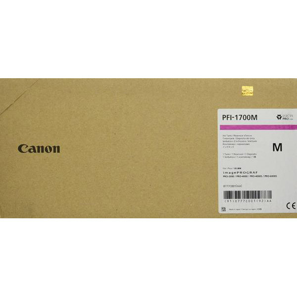 Cartridge Canon PFI-1700M, 0777C001 - originálny (Purpurová)