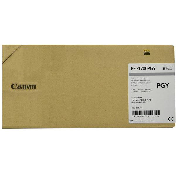 Cartridge Canon PFI-1700PGY, 0782C001 - originálny (Foto šedá)