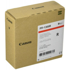 Cartridge Canon PFI-1300R, 0819C001 - originálny (Červená)