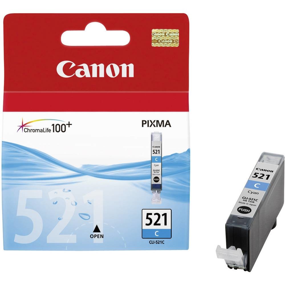 E-shop Cartridge Canon CLI-521C, 2934B001 - originálny (Azúrová)