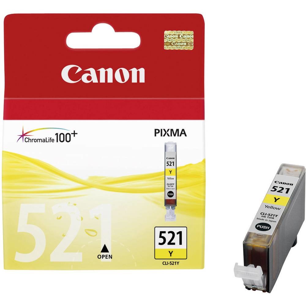 E-shop Cartridge Canon CLI-521Y, 2936B001 - originálny (Žltá)