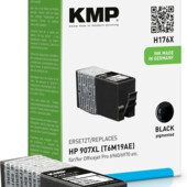 Cartridge HP 907XL, HP T6M19AE, KMP - kompatibilný (Čierna)