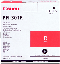 Zásobník Canon PFI-301R, 1492B001 (Červený) - originálný