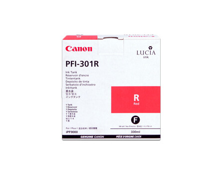 Zásobník Canon PFI-301R, 1492B001 (Červený) - originálný