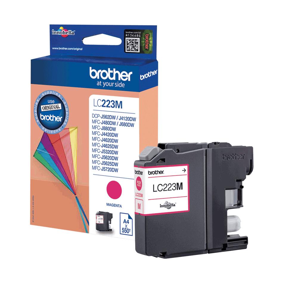 E-shop Cartridge Brother LC223M, LC-223M, LC223 - originálny (Purpurová)