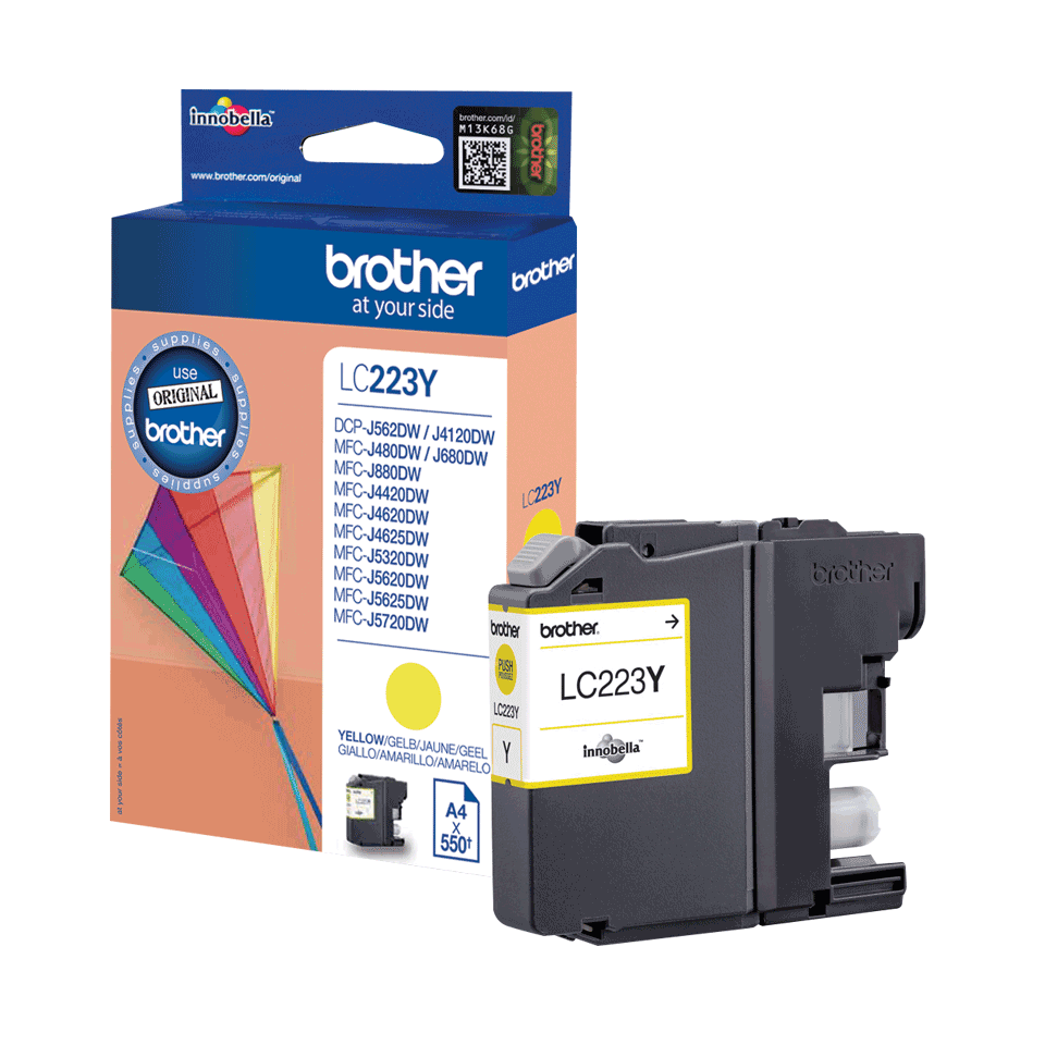 E-shop Cartridge Brother LC223Y, LC-223Y, LC223 - originálny (Žltá)