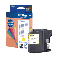 Cartridge Brother LC223Y, LC-223Y, LC223 - originálny (Žltá)