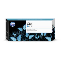 Cartridge HP 730, HP P2V68A - originálny (Azúrová)