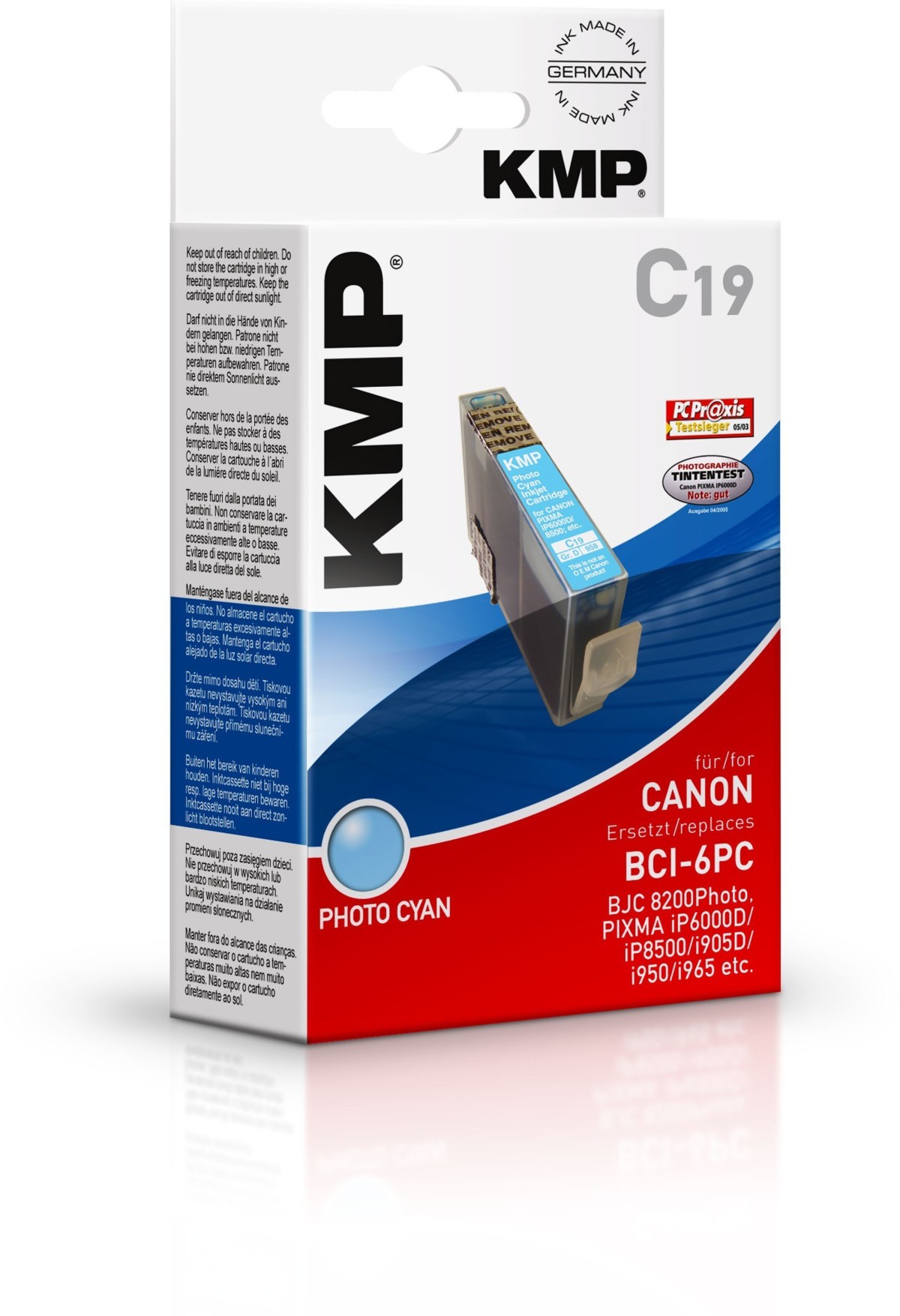 KMP  Canon BCI-6PC - kompatibilní