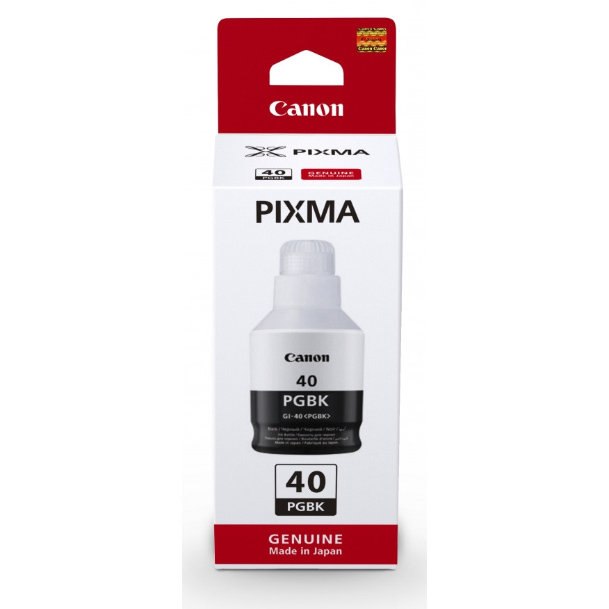 E-shop Canon GI-40PGBK, GI-40 PGBK, 3385C001, fľaša s atramentom - originálny (Pigmentová čierna)