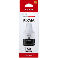 Canon GI-50PGBK, GI-50 PGBK, 3386C001, fľaša s atramentom - originálny (Pigmentová čierna)