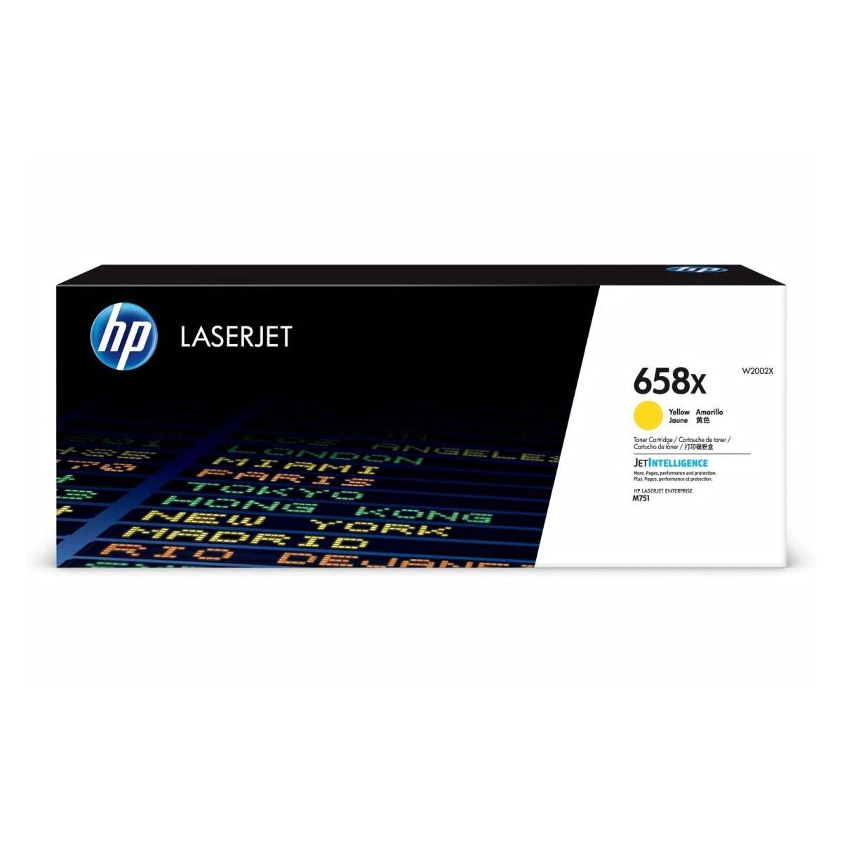 Toner HP 658X, HP W2002X - originálny (Žltý)