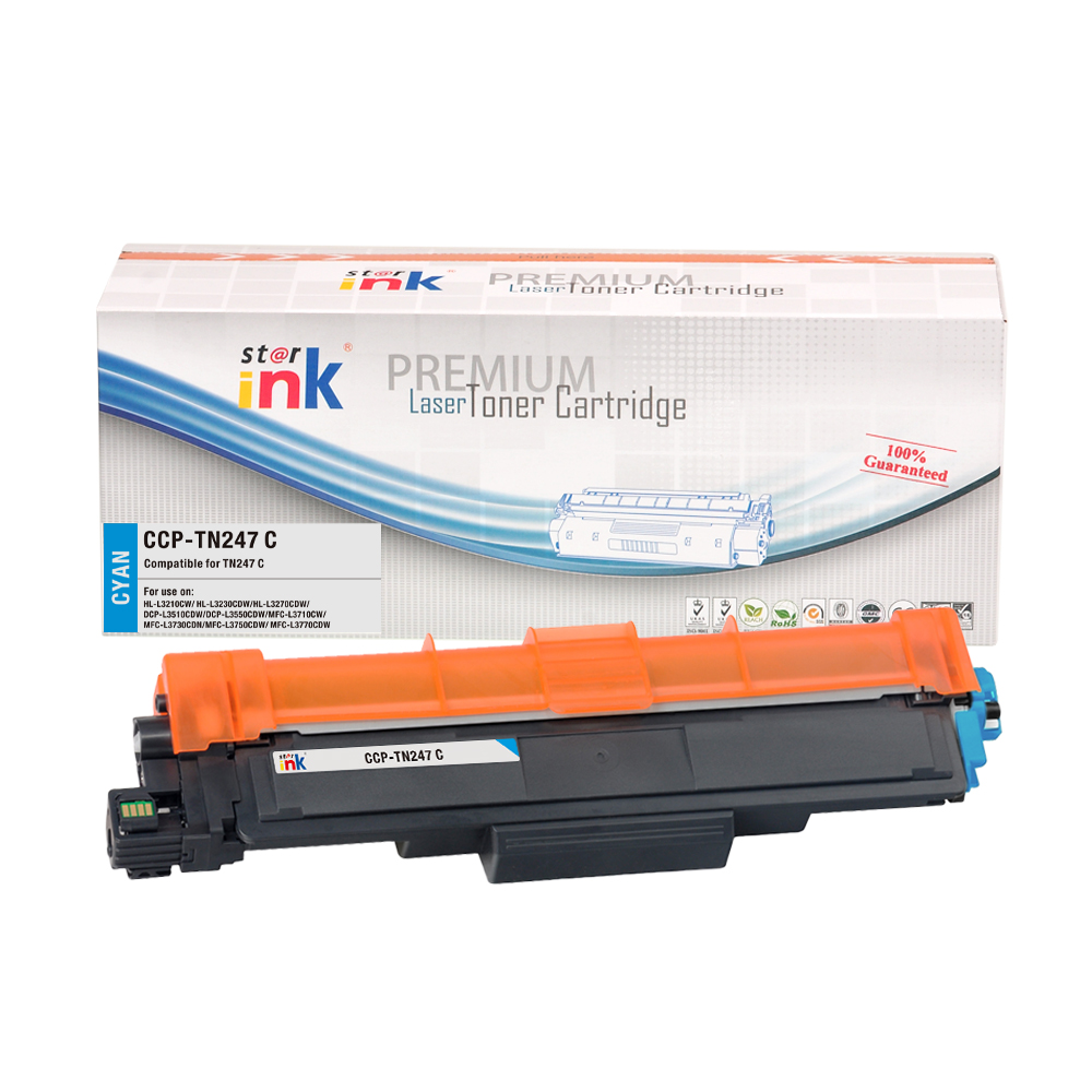 Starink kompatibilný toner Brother TN-247C, TN247C (Azúrový)