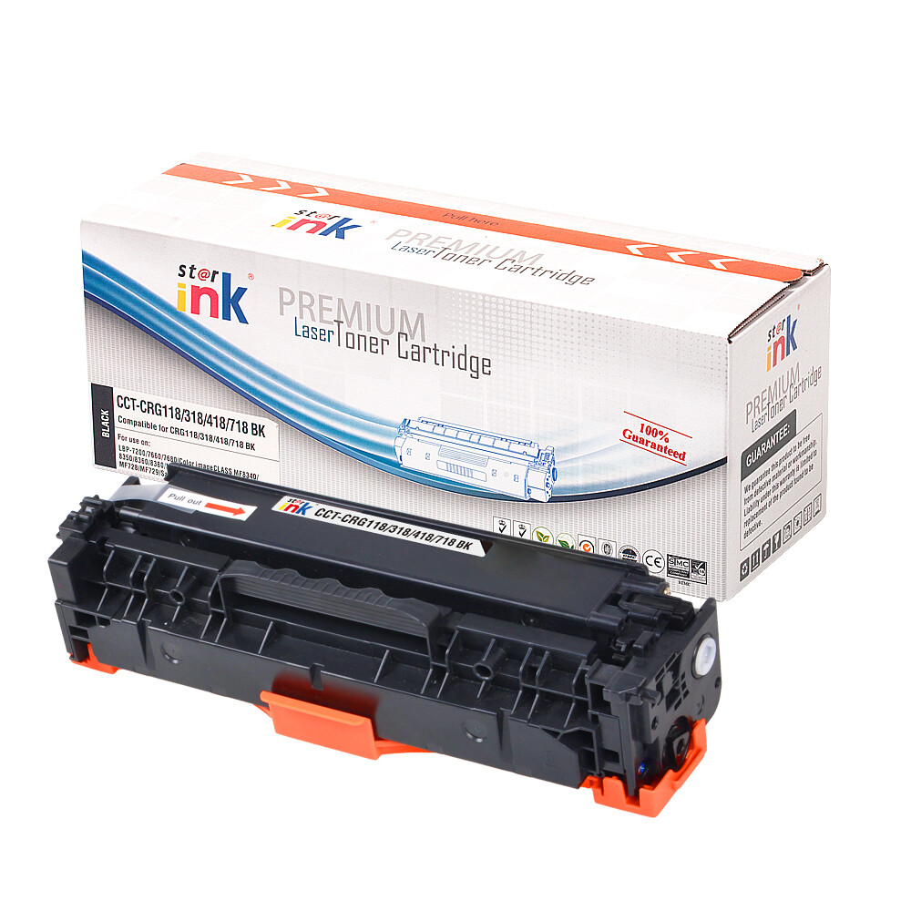 Starink kompatibilný toner Canon CRG-718Bk (Čierny)