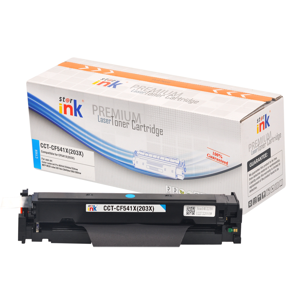 Starink kompatibilný toner HP 203X, HP CF541X (Azúrový)