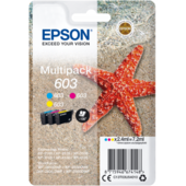 Cartridge Epson 603, C13T03U54010 - originálny (Multipack CMY)