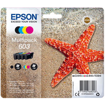 E-shop Cartridge Epson 603, C13T03U64010 - originálny (Multipack CMYK)