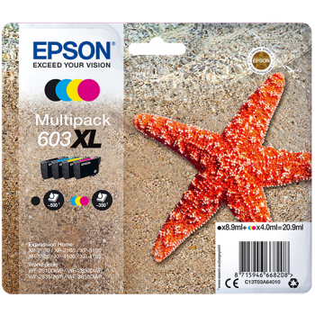 E-shop Cartridge Epson 603XL, C13T03A64010 - originálny (Multipack CMYK)