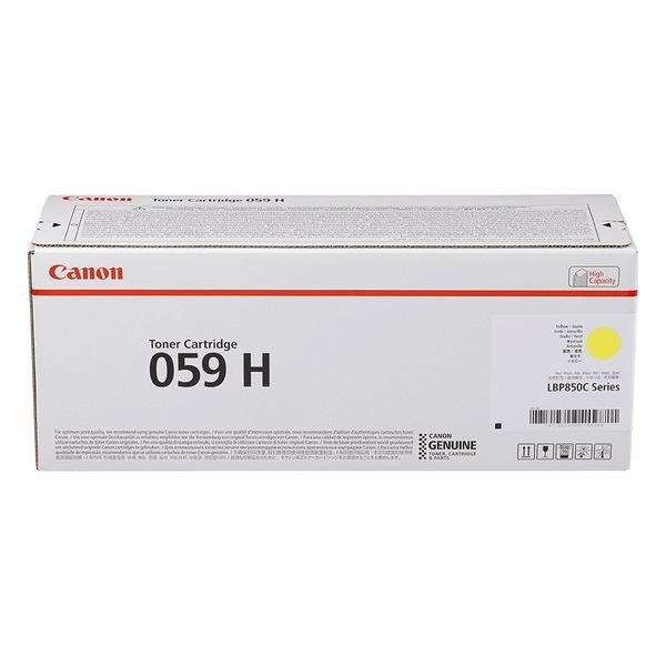 Toner Canon 059H, 3624C001, CRG-059H - originálny (Žltý)