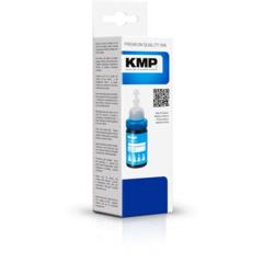 KMP kompatibilný fľaša s atramentom Epson T6732, Epson C13T67324A (Azúrová)
