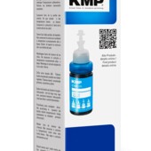 KMP kompatibilný fľaša s atramentom Epson T6732, Epson C13T67324A (Azúrová)