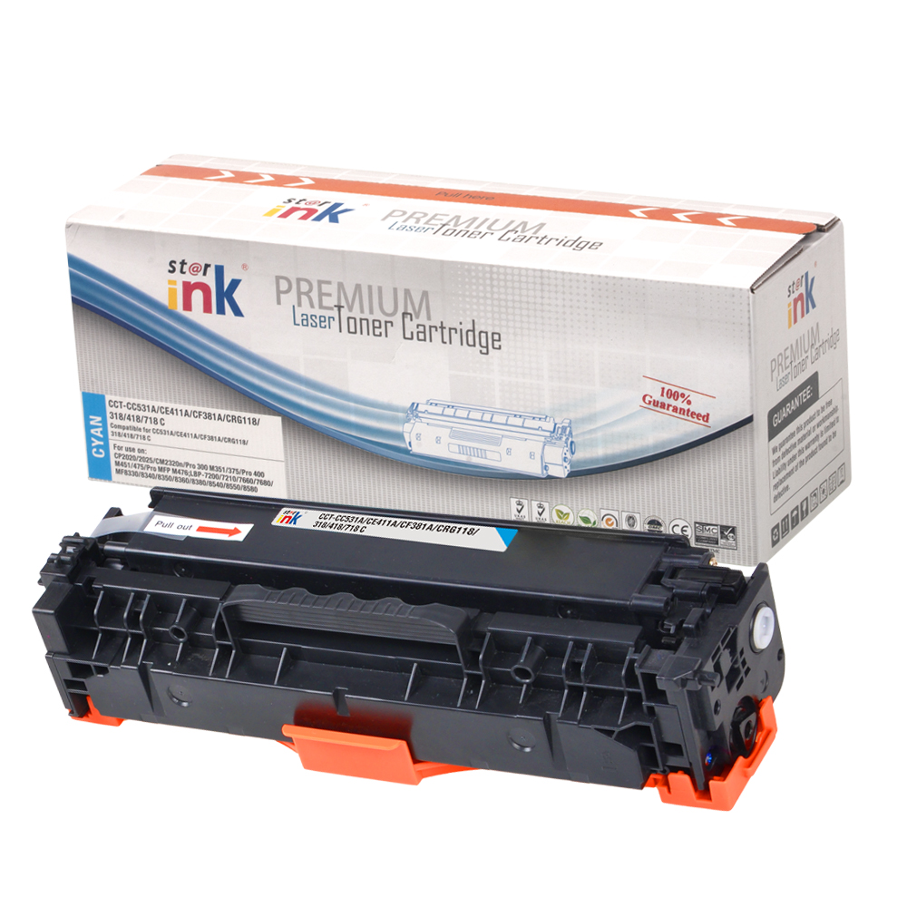 Starink kompatibilný toner HP 305A, HP CE411A (Azúrový)