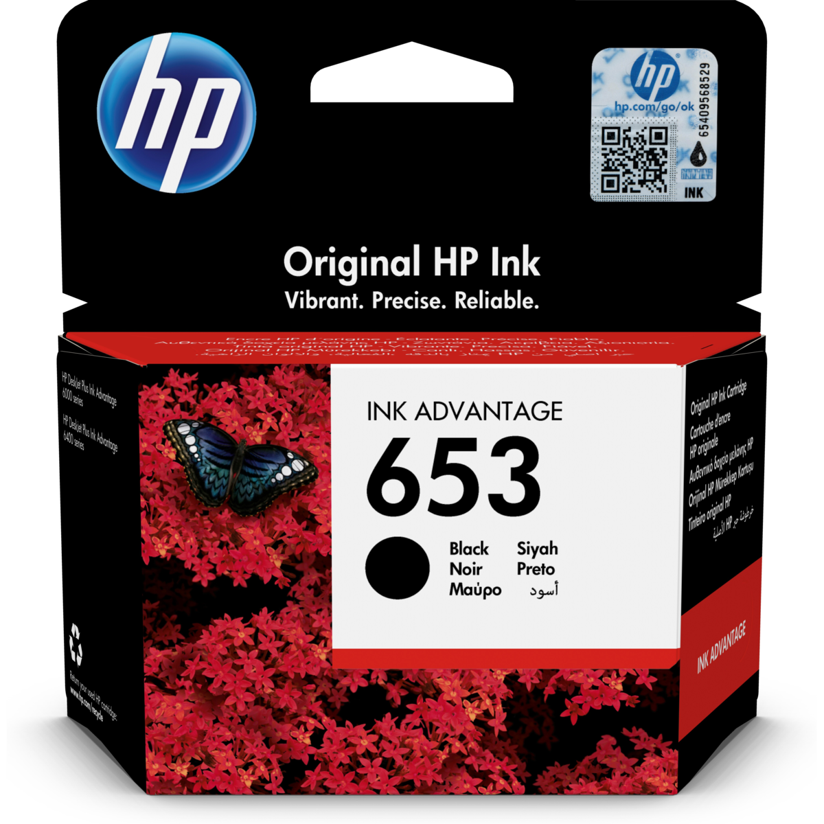 E-shop Cartridge HP 653, HP 3YM75AE - originálny (Čierna)