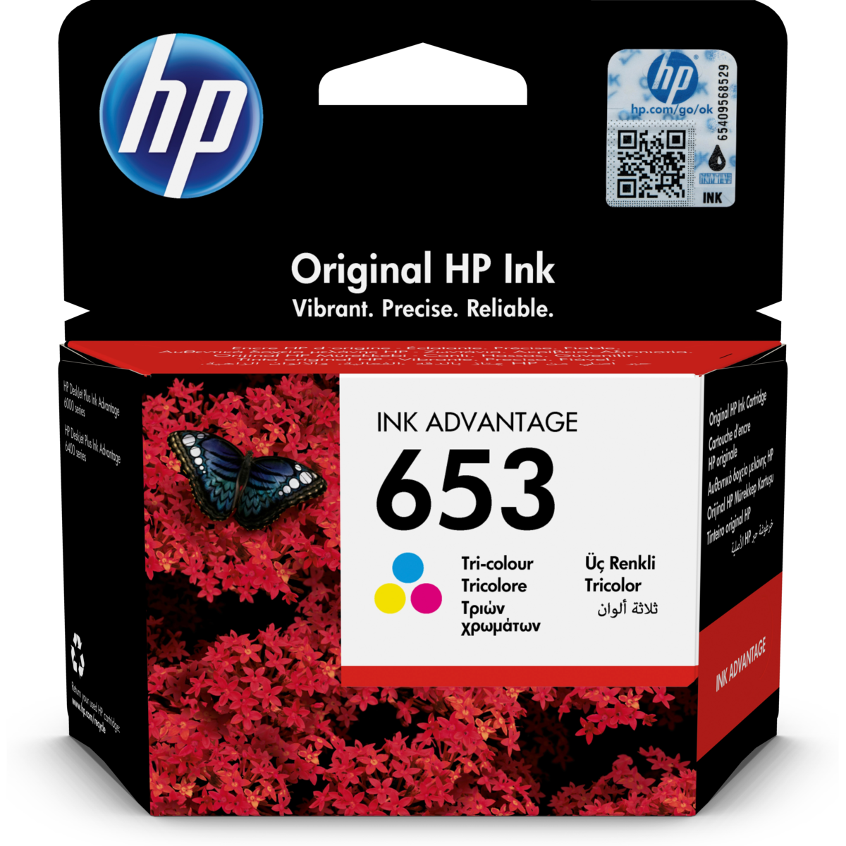 E-shop Cartridge HP 653, HP 3YM74AE - originálny (Farebná)