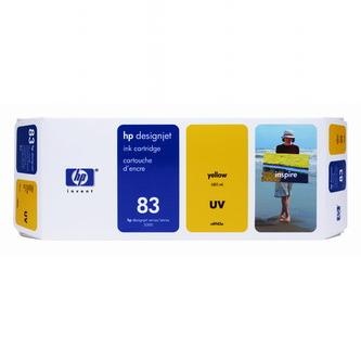 HP Atramentová cartridge HP DesignJet 5000, PS, UV, 5500, PS, UV, C4943A, žltá, No. - originál