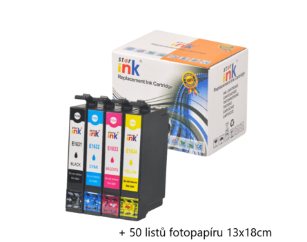 Starink kompatibilní cartridge Epson 16, T1636, C13T16364012 (Čierna + 3x Farby)