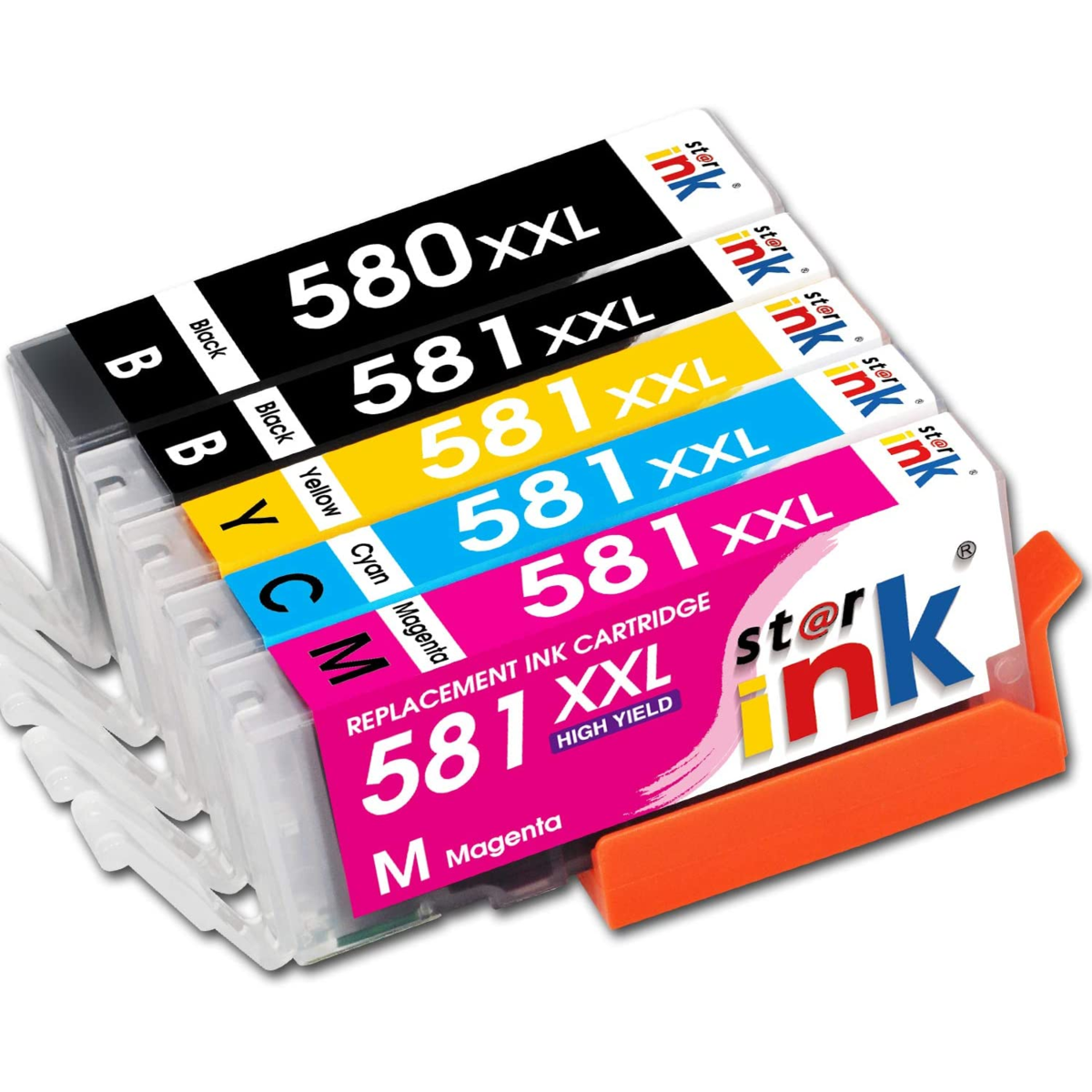 E-shop Starink kompatibilní cartridge Canon PGI-580XXL PGBk + CLI-581XXL C/M/Y/Bk (Multipack CMYK)