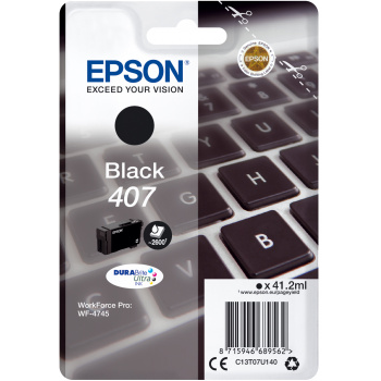 E-shop Cartridge Epson 407, C13T07U140 - originálny (Čierna)