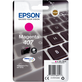 E-shop Cartridge Epson 407, C13T07U340 - originálny (Purpurová)