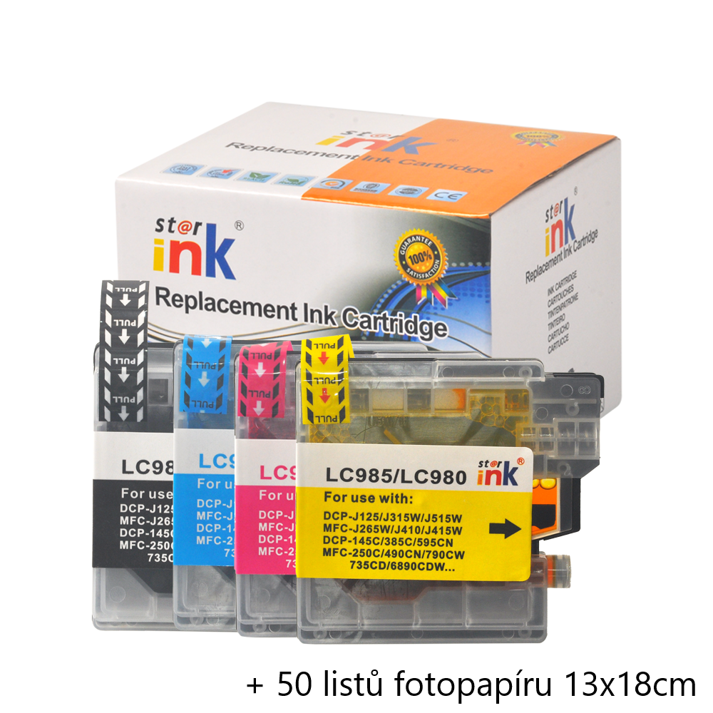 E-shop Starink kompatibilní cartridge Brother LC-980 Value Pack, LC980 (LC980VALBP) (Multipack CMYK)