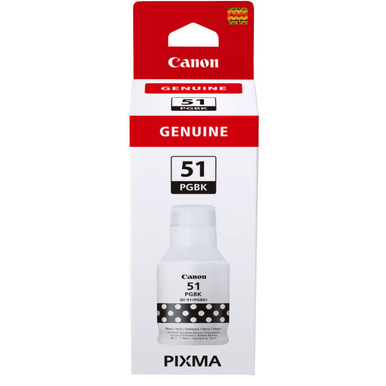 Canon GI-51PGBK, GI-51 PGBK, 4529C001, fľaša s atramentom - originálny (Pigmentová čierna)