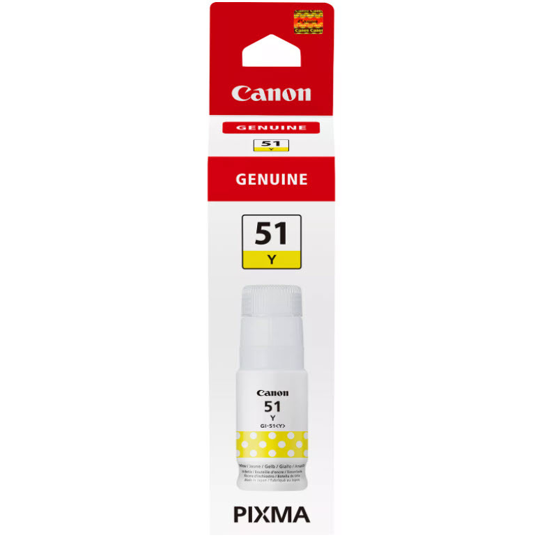 E-shop Canon GI-51Y, GI-51 Y, 4548C001, fľaša s atramentom - originálny (Žltá)